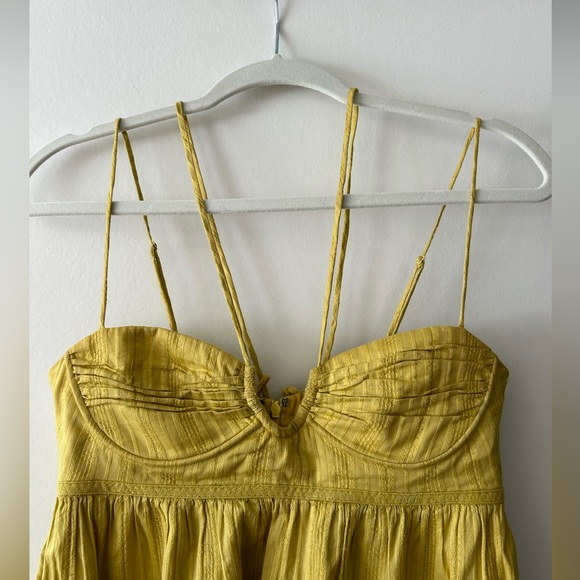 Yellow Baby doll dress 100% cotton - Picture 2 of 6